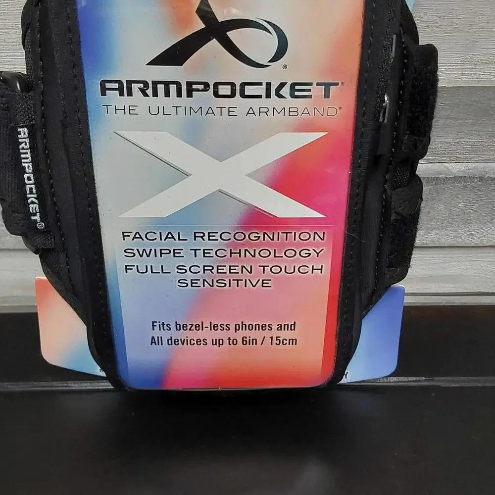 Armpocket X armband | iPhone 15/14/13/12, Galaxy S20/S10 | Medium Strap